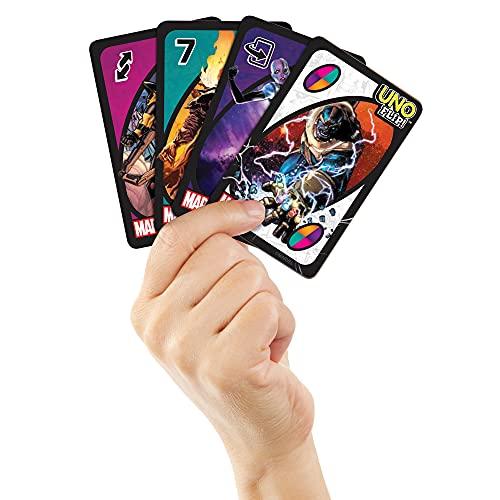 UNO FLIP Marvel Card Game with 112 Cards - sctoyswholesale