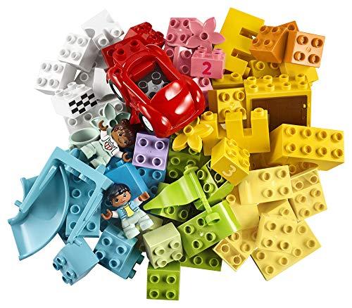 LEGO DUPLO Classic Deluxe Brick Box 10914 Starter Set with Storage Box, Great Educational Toy for Toddlers 18 Months and up, New 2020 (85 Pieces) - sctoyswholesale