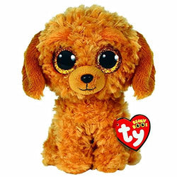 Plush TY Beanie Boo Noodles - Golden Doodle Dog - 6" - sctoyswholesale
