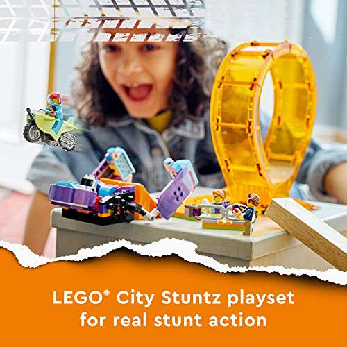 LEGO City Stuntz Smashing Chimpanzee Stunt Loop 60338 Building Toy Set for Boys, Girls, and Kids Ages 7+ (226 Pieces)
