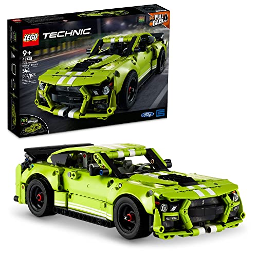 LEGO Technic Ford Mustang Shelby GT500 42138 Building Toy Set for Kids, Boys, and Girls Ages 9+ (544 Pieces)