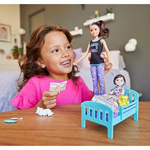 Barbie Skipper Babysitters Inc. Bedtime Playset with Babysitting Skipper Doll - sctoyswholesale