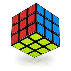 Speed Cube 3x3 Smooth Turning Magic Cube 3x3x3 Brain Teaser Puzzle Cube Sticker - sctoyswholesale