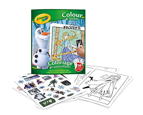 Crayola Frozen Coloring Pages & Sticker Book - sctoyswholesale