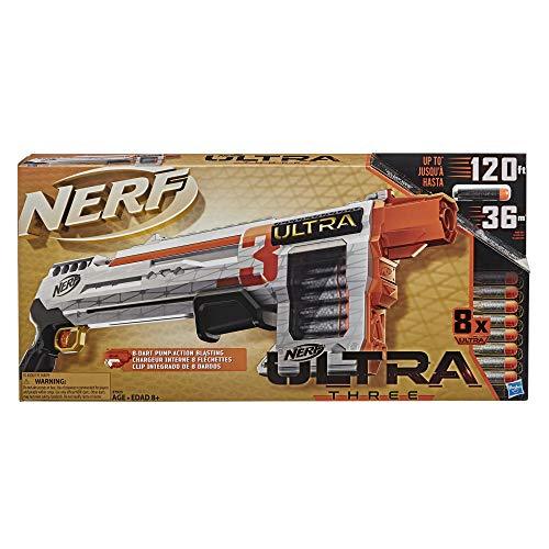 NERF Ultra Five Blaster 4-Dart Internal Clip, 4 Ultra Darts, Dart