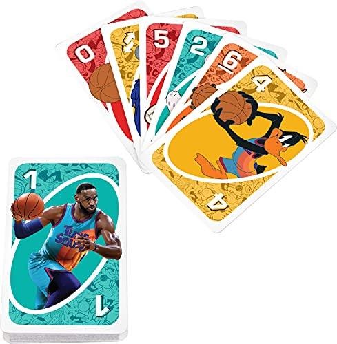 UNO Space Jam: A New Legacy Themed Card Game Featuring 112 Cards with Movie Graphics - sctoyswholesale