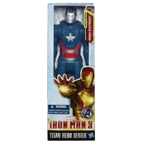Marvel Iron Man 3 Titan Hero Series Avengers Initiative Movie Series Iron Patriot Action Figure, 12-Inch - sctoyswholesale