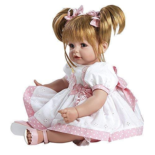 Adora Realistic Baby Doll Happy Birthday, Baby Toddler Doll - 20 inch, Soft CuddleMe Vinyl, Sandy Blonde Hair, Blue Eyes