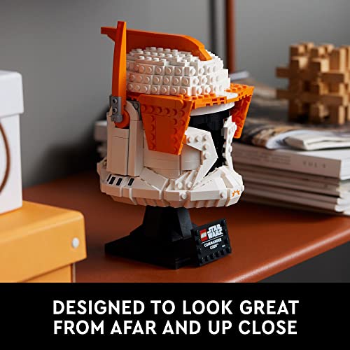 LEGO Star Wars Clone Commander Cody Helmet Collectible Set for Adults, The Clone Wars Memorabilia, Collection Gift Idea, Decor Display Model,766 Pieces