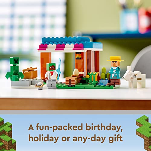 LEGO Minecraft The Bakery 21184 Building Toy Set for Kids, Girls, and Boys Ages 8+ (154 Pieces)