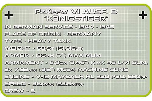 COBI Historical Collection PzKpfw VI AUSF. B KONIGSTIGER - 1000 Pieces - sctoyswholesale