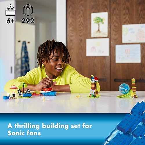 LEGO Sonic The Hedgehog Sonic’s Speed Sphere Challenge 76990 Building Toy Set, Sonic Playset with Speed Sphere Launcher and 3 Sonic Figures, Fun Birthday Gift for Young Fans Ages 6 and Up