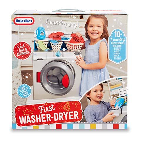 Little Tikes First Washer-Dryer Realistic Pretend Play Appliance for Kids, Multicolor - sctoyswholesale