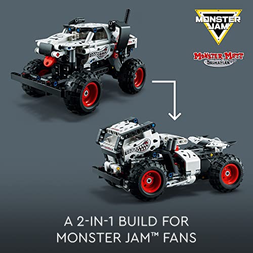 LEGO Technic Monster Jam Monster Mutt Dalmatian 42150 2-in-1 Building Toy Set for Kids, Boys, and Girls Ages 7+ (244 Pieces)