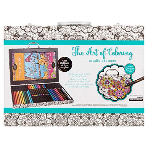 The Art of Coloring Adult Studio Art Case - by Cra-Z-Art