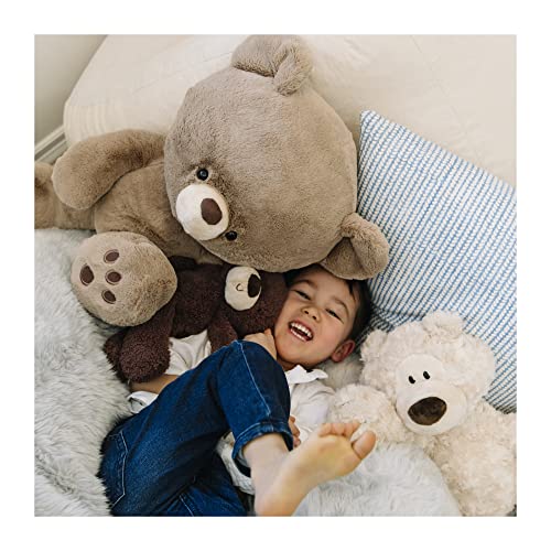 GUND Large 23 Inch Kai Super Soft Teddy Bear Stuffed Animal Plush Toy for Children and Adults with Washable Soft Material, Taupe Brown - sctoyswholesale