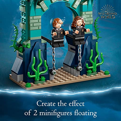LEGO Harry Potter Triwizard Tournament: The Black Lake , Goblet of Fire Building Toy Playset for Kids, Boys & Girls with Boat Model and 5 Minifigures