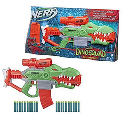 NERF DinoSquad Rex-Rampage Motorized Dart Blaster, 10-Dart Clip, 20 Official Darts - sctoyswholesale