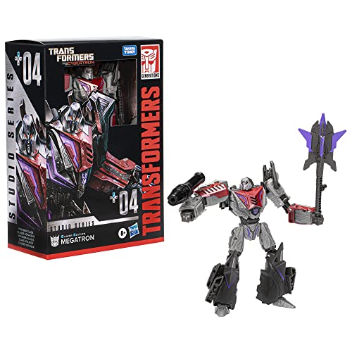 Transformers Toys Studio Series Voyager Class 04 Gamer Edition Megatron Toy, 6.5-inch, Action Figure for Boys and Girls Ages 8 and Up