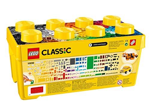 LEGO Classic Medium Creative Brick Box 10696 Building Toys for Creative Play; Kids Creative Kit (484 Pieces) - sctoyswholesale