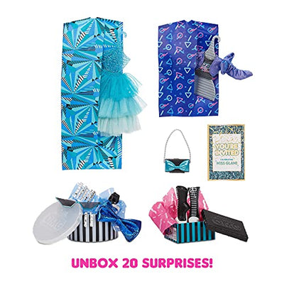LOL Surprise OMG Present Surprise Fashion Doll Miss Glam with 20 Surpr   StockCalifornia