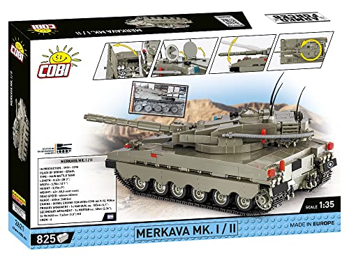 COBI Armed Forces Merkava Mk. I / II Israeli Main Battle Tank - sctoyswholesale