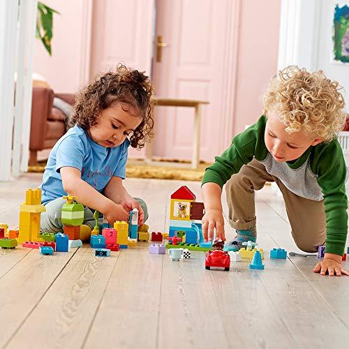 LEGO DUPLO Classic Deluxe Brick Box 10914 Starter Set with Storage Box, Great Educational Toy for Toddlers 18 Months and up, New 2020 (85 Pieces) - sctoyswholesale