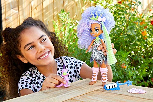 Cave Club Bashley Doll  Poseable Prehistoric Fashion Doll with Dinosaur Pet and Accessories - sctoyswholesale