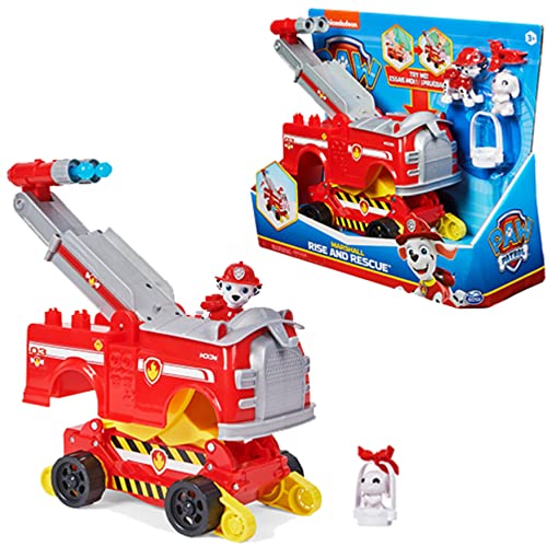 Rocky Rescue Knights Paw Patrol vehicle and figurine