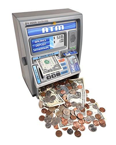 Dr. STEM Toys Kids Talking ATM Machine with Digital Screen That Counts Real Money - sctoyswholesale