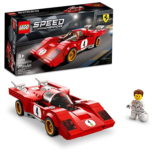 LEGO Speed Champions 1970 Ferrari 512 M 76906 Building Toy Set for Kids, Boys, and Girls Ages 8+ (291 Pieces)