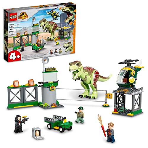 LEGO Jurassic World DominionT. rex Dinosaur Breakout Building Toy Set for Kids