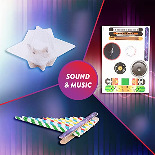 POPULAR SCIENCE Sound and Music Lab Science Kit for Kids Ages 8+ | STEM Science Toys and Gifts for Educational and Fun Experiments |Science Kits Designed for Children and Suitable for All The Family