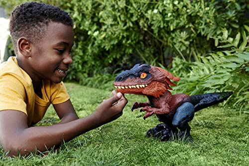 Jurassic World Dominion Uncaged Ultimate Pyroraptor Dinosaur Toy, Action Figure with Interactive Motion and Sound
