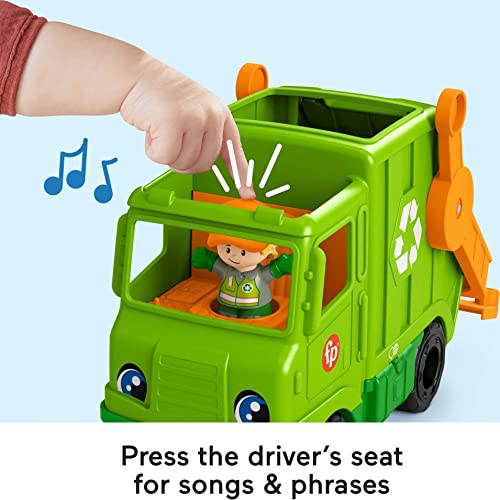 Little People Musical Toddler Toy Recycling Truck Garbage Vehicle