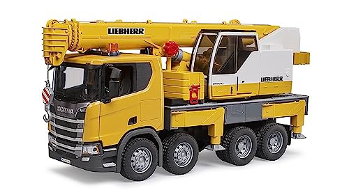 Bruder 03571 Scania Super 560R Liebherr Crane Truck w Light/Sound Module