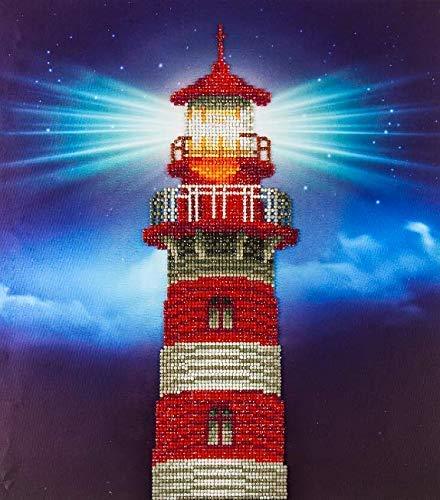 5d Diy Large Diamond Painting Kit For Adult Lighthouse Round - Temu