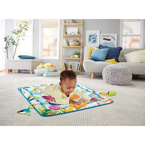 Fisher-Price Dive Right in Activity Mat, Pool-Themed playmat with 4 Toys for Newborn Baby - sctoyswholesale