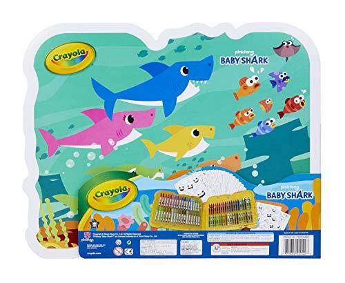 Crayola Baby Shark Art Set, 90 Pieces
