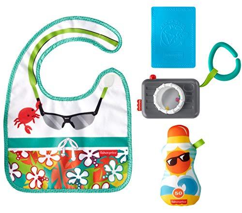 Fisher-Price Tiny Tourist Gift Set, 4 travel-themed baby toys for take-along play - sctoyswholesale