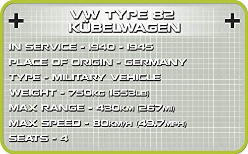COBI Historical Collection VW Type 82 Kübelwagen - Off-Road Passenger Car , Desert Sand - sctoyswholesale