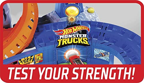 Hot Wheels Monster Trucks - Pista T-Rex Volcão Arena