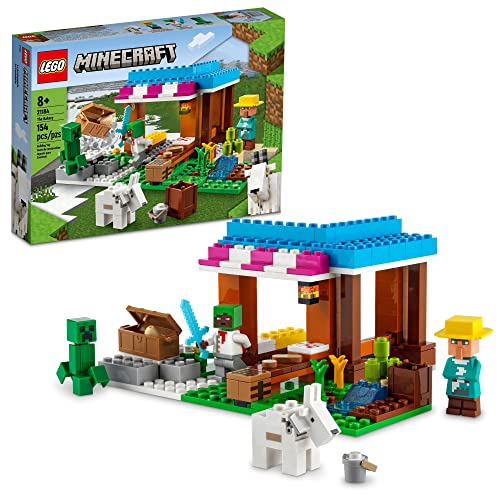 LEGO Minecraft The Bakery 21184 Building Toy Set for Kids, Girls, and Boys Ages 8+ (154 Pieces)