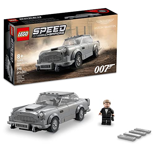 LEGO Speed Champions 007 Aston Martin DB5 76911 - Building Toy Set Featuring James Bond Minifigure, Car Model Kit for Kids and Teens, Expand Your Cool Collection, Great Gift for Boys and Girls Ages 8+