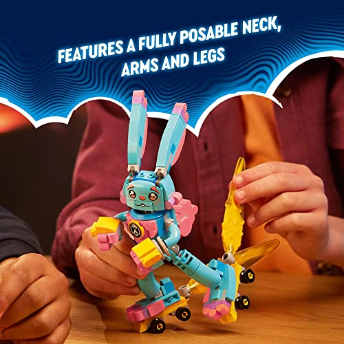 LEGO DREAMZzz Izzie and Bunchu The Bunny 71453 Building Toy Set, 2 Ways to Build Bunchu The Bunny, Includes Grimspawn and Izzie Minifigure, Gift for Kids Ages 7+