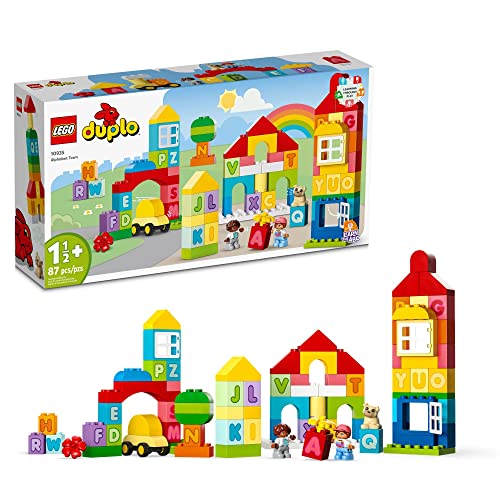 LEGO DUPLO Classic Alphabet Town  Building Toy Set for Toddlers