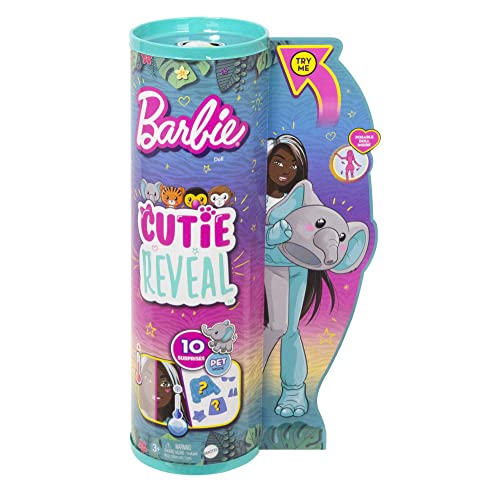 Barbie: Cutie Reveal Jungle Series Chelsea Elephant, Tiger, Toucan, and  Monkey Dolls Oh My! Reviews 