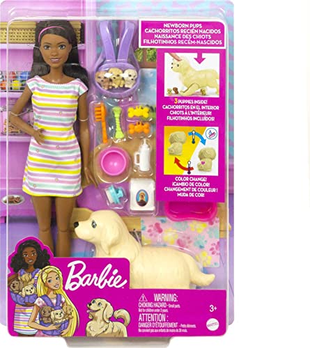Barbie Doll and Newborn Pups Playset Doll – StockCalifornia