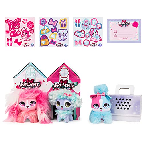 Present Pets Minis, Fluffy BFFs 3-Pack of 3-inch Plush Toys, Kids Toys for Girls Aged 5 and up - sctoyswholesale