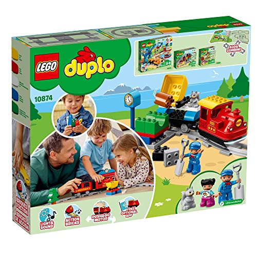 LEGO DUPLO Town Steam Train 10874 Remote Control Set - Learning Toy an –  StockCalifornia